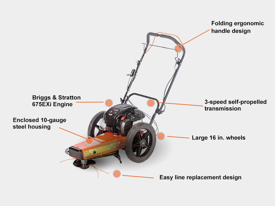 Echo WT-1610SP Wheeled Trimmer, Self-Propelled