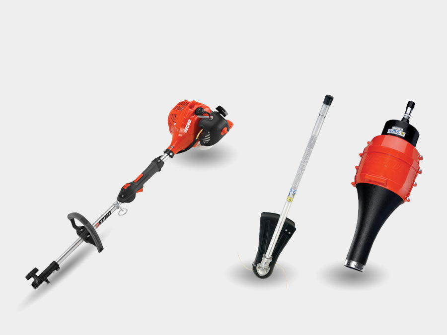 PAS-225VPB Comes complete with Power Head, a String Trimmer attachment and Blower Attachment