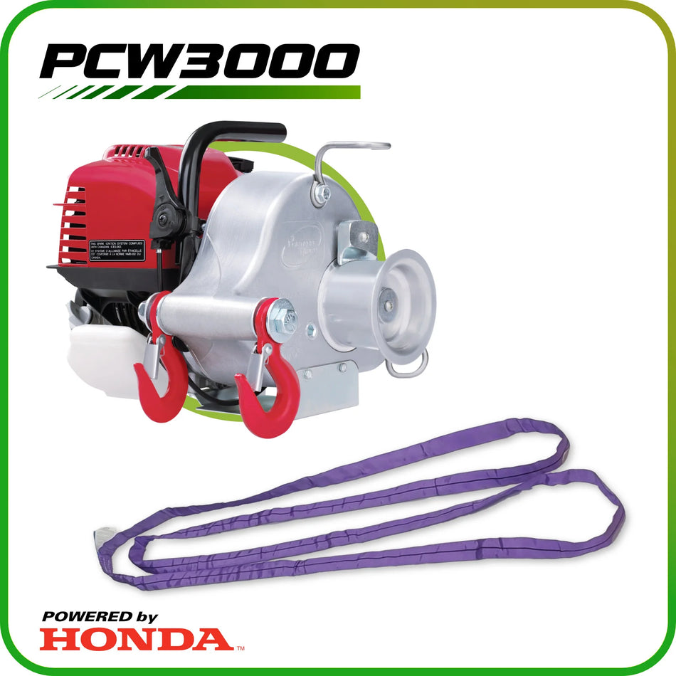PCW3000 GX35 Gas-Powered Portable Winch
